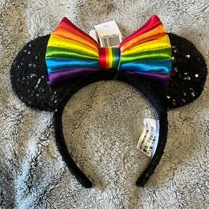 Disney Parks Rainbow Minnie Ears